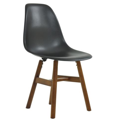 Image of Frw Dining Chair Black Dark Leg