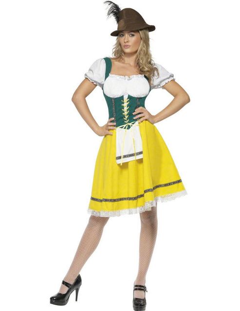 Image of Ladies Adult Oktoberfest Costume Extra Large