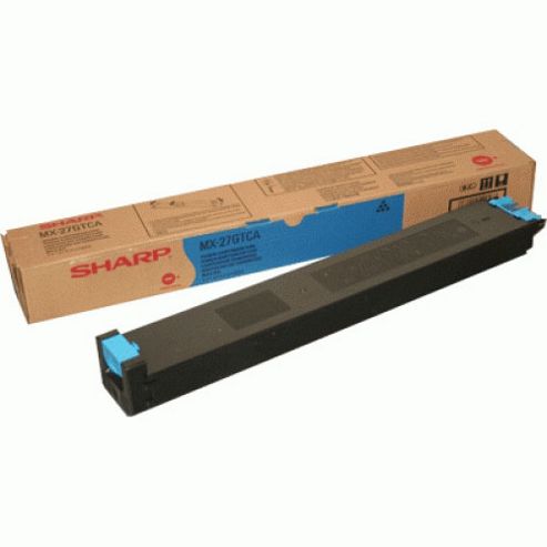Image of Sharp Mx27gtca Cyan Toner