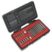 "Ribe Bit Set 22pc 3/8"" & 1/2""Sq Drive"