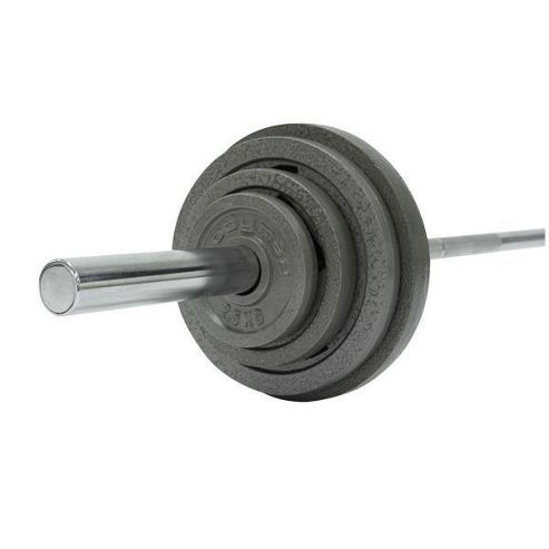 Image of Bodymax 100kg Olympic Hammertone Grip Set With 6 Bar