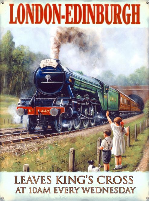 Image of London & North Eastern Railways The Flying Scotsman Tin Sign