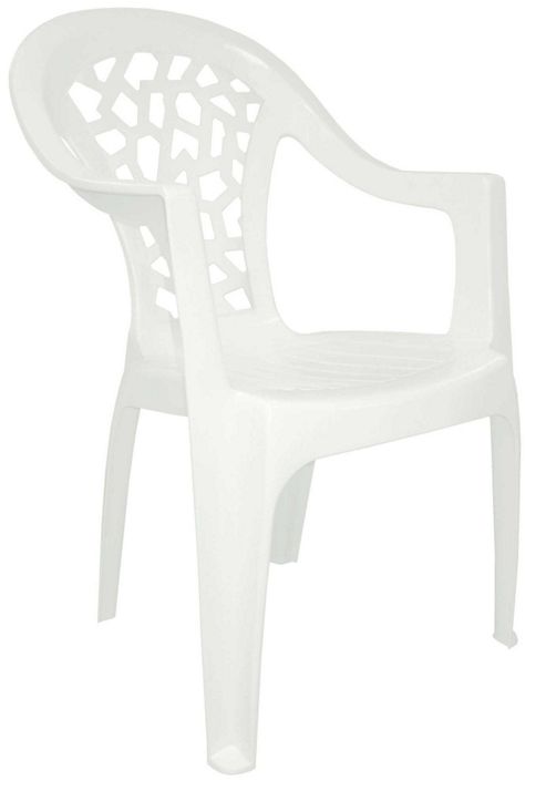 Image of Resol Inca Garden Outdoor / Indoor Designer Plastic Chair - White