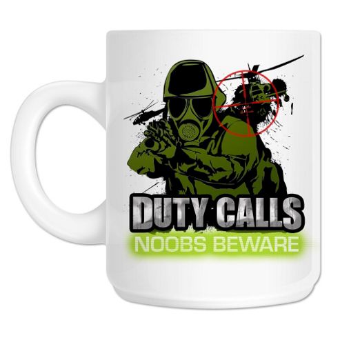 Image of Duty Calls 10oz Ceramic Mug