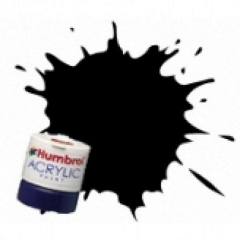 Image of Humbrol Acrylic - 14ml - Matt - No33 - Black