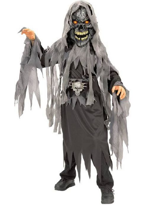 Image of Evil Eye Skull - Child Costume 8-10 Years