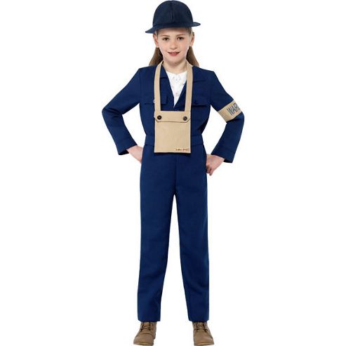 Image of Horrible Histories Air Warden - Child Costume 12-13 Years