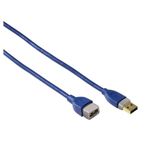 Image of Hama Usb 3.0 Extension Cable Gold Plated For Laptop/pc/printer 1.8m
