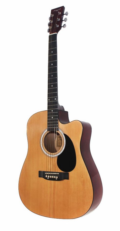 Image of Martin Smith Full Size Cutaway Dreadnought Acoustic Guitar - Natural