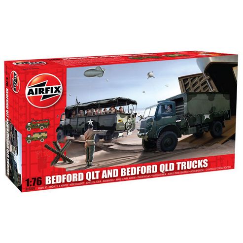 Image of Bedford Qlt And Bedford Qld Trucks (a03306) 1:76