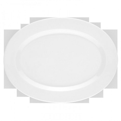 Image of Seltmann Weiden No Limits Platter In White - 2 Cm H X 31 Cm W X 23.4 Cm D