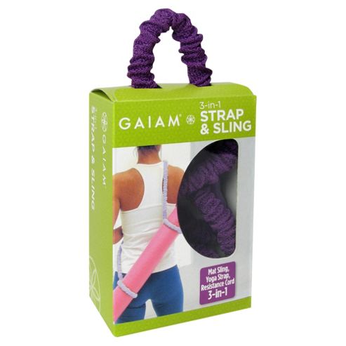 Image of Gaiam 3-in-1 Yoga Strap & Sling