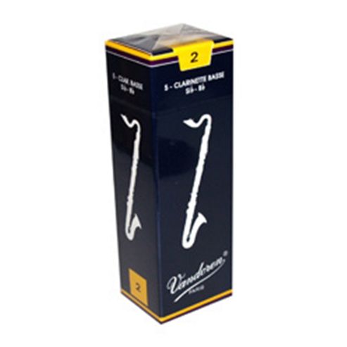 Image of Vandoren 2 Bass Clarinet Reed (x5)