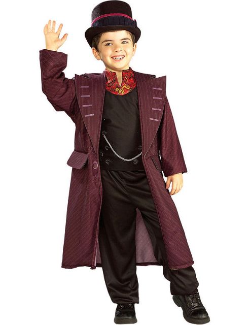 Image of Child Willy Wonka Costume Large