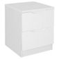 Alto Furniture Visualise Alpine 2 Drawer Bedside Table