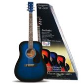 Technote Martin Smith W-500 Premium Acoustic Guitar Pack - Blue