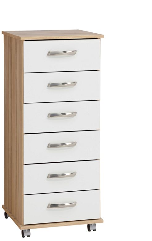 Image of Ideal Furniture Regal 6 Drawer Slim Chest