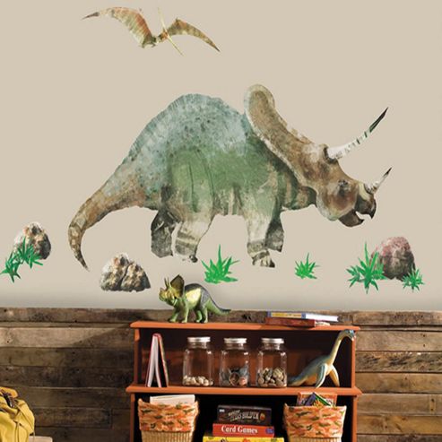 Image of Dinosaur Decal - Giant Triceratops