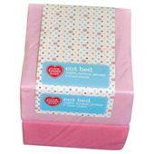 Tesco Loves Baby Cotbed Jersey Fitted sheet 2 pack Pink
