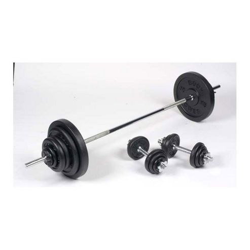 Image of Body Power 102kg 7ft Combi Standard Weight Set