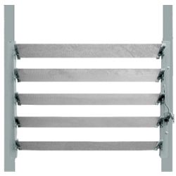 Nison Greenhouse Universal Louvre Vent in Silver