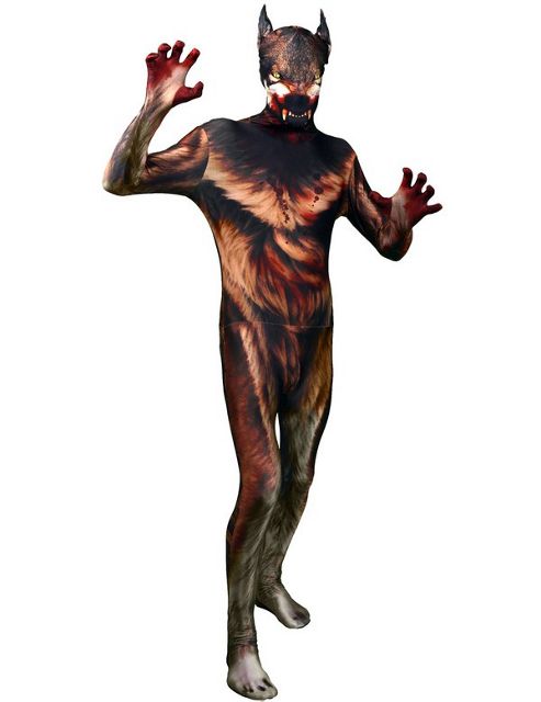 Image of Werewolf Morphsuit Large