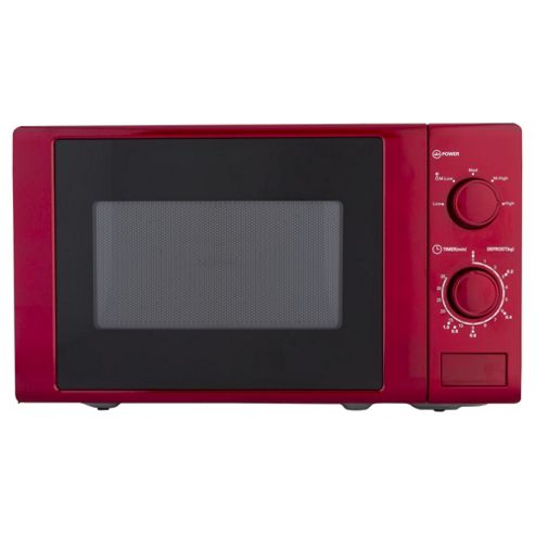 Image of Tesco M2015r 17l Colour Manual Microwave Red