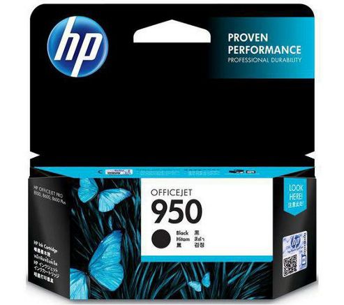 Image of Hewlett-packard 950 Ink Cartridge For Hp Officejet Pro 8100 Eprinter Series/officejet Pro 8600 E-all-in-one Series - Black