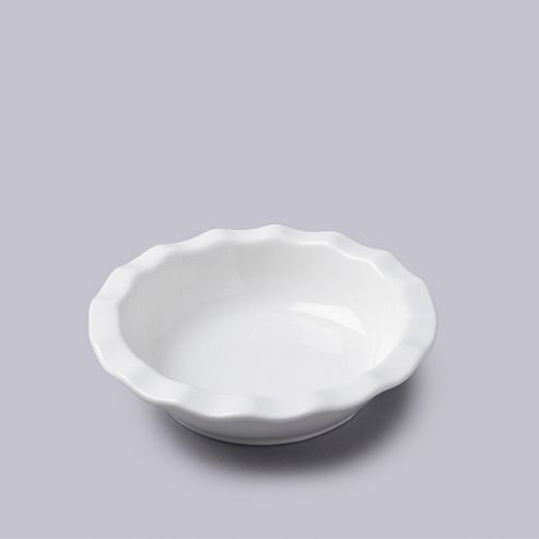 Image of Cks Round Pie Dish Small Fluted Edge