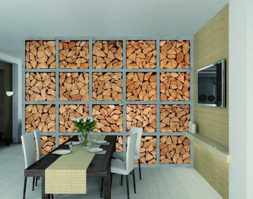 Image of 1wall Giant Logs Wall Mural