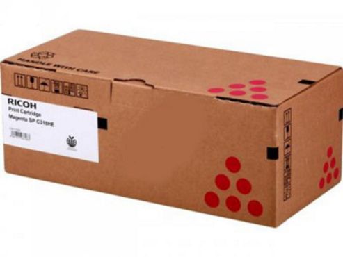 Image of Ricoh Magenta Toner Cartridge High Capacity (yield 6,000 Pages) For Spc312 Colour Laser Printer