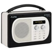PURE EVOKE MIO DAB/FM RADIO (LAVA ORANGE)