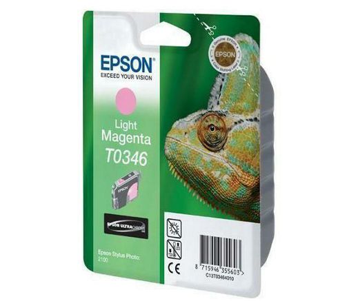 Image of Epson T0346 Light Magenta Ink Cartridge For Stylus C82/cx5200/cx5400 Printers