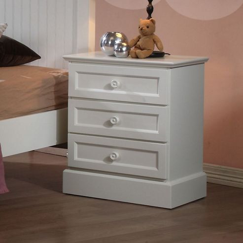 Image of Bloomsbury Bedside Chest - White