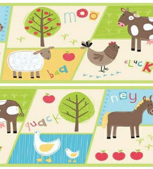Image of Farm Wallpaper Border