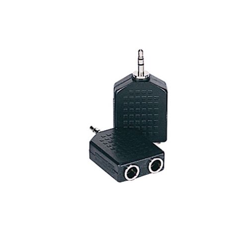 Image of 2 Stereo Jack To Mini Stereo Jack Adaptor