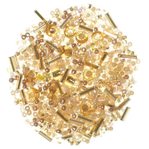 Image of Shades Of Gold Glass Beads