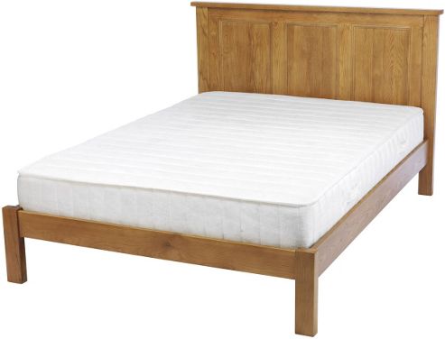 Image of Canterbury Solid Oak And Pine 4ft6 Double Bed