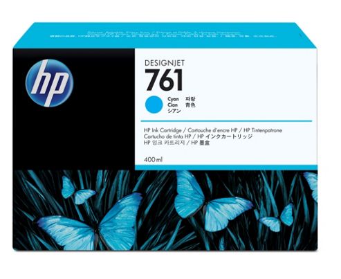 Image of Hp 761 Designjet Ink Cartridge - Cyan