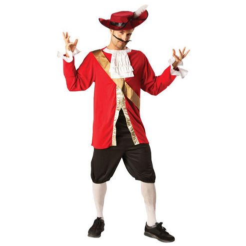 Image of Captain Hook - Adult Costume Size: 42-46