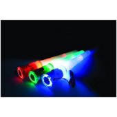 4-In-1 LED Glow Stick/Flashlight/Torch/Whistle Red