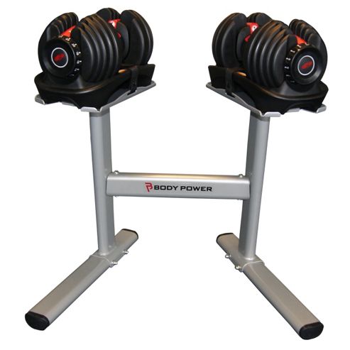 Image of Bowflex 2-24kg Selecttech Dumbbells & Bodypower Stand