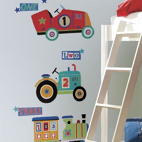 Image of Large Transport Wall Stickers - 19