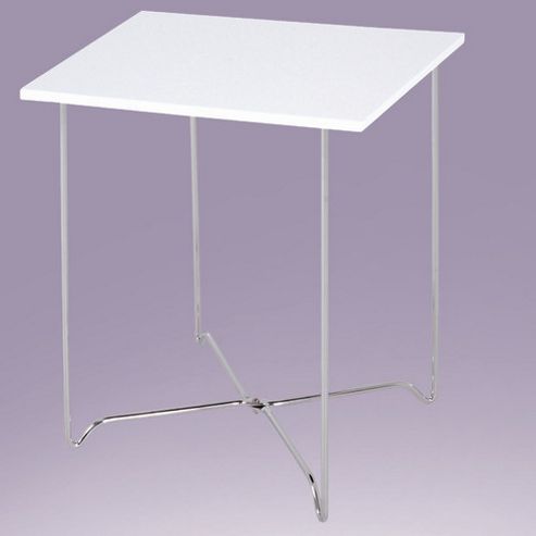 Image of Urbane Designs Square Side Table - High Gloss White