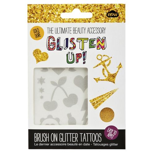 Image of Glisten Up Glitter Tattoos - Gold