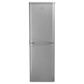 Indesit CAA55 S Fridge Freezer, A+, 54.5, Silver