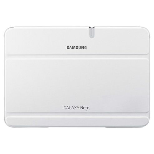 Image of Samsung Leather Effect Flip Cover Case For Samsung Galaxy Note 10.1" - White