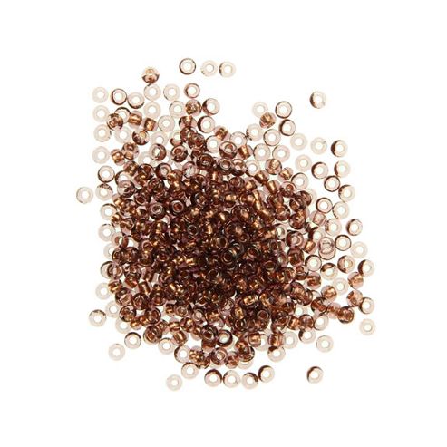 Image of Czech Seed Bead 10/0 Amethyst/copper Lined