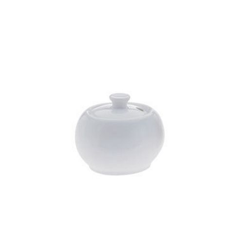 Image of White Basics Round Sugar Bowl 9.5cm