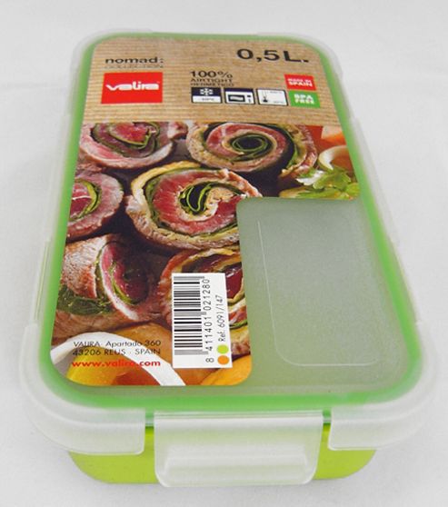 Image of Valira Nomad Hermetic Lunch Box, 0.5l Lime Green